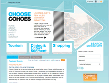 Tablet Screenshot of choosecohoes.com